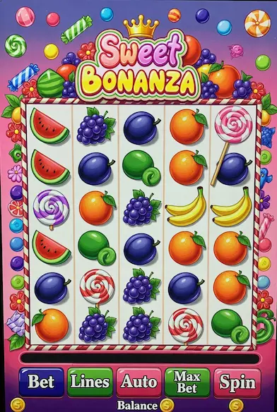 Sweet Bonanza — ilustración para sección de preguntas frecuentes y respuestas